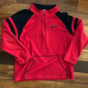 Youth Under Armour fleece quarter zip sweatshirt